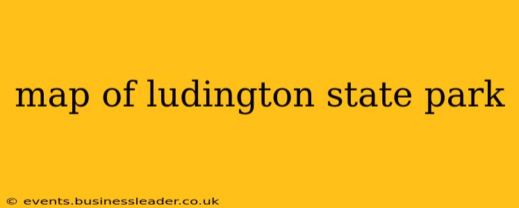 map of ludington state park