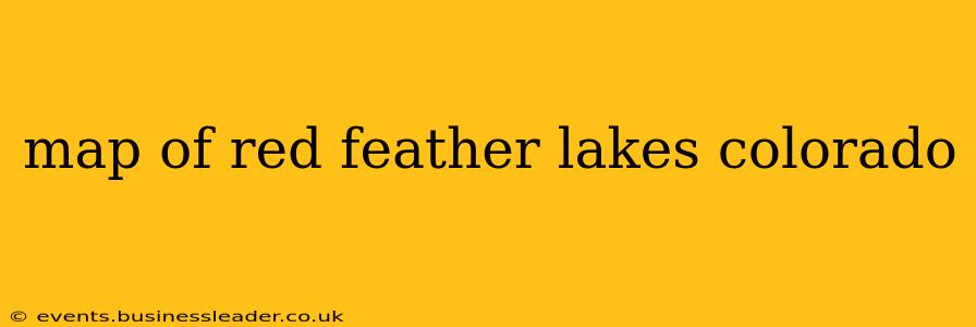 map of red feather lakes colorado