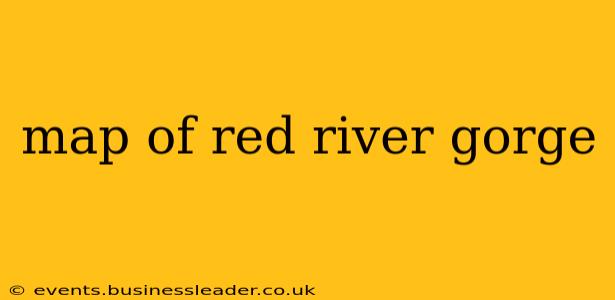 map of red river gorge