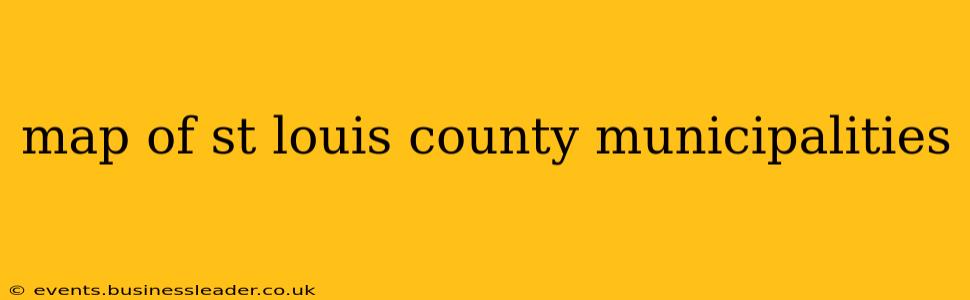 map of st louis county municipalities