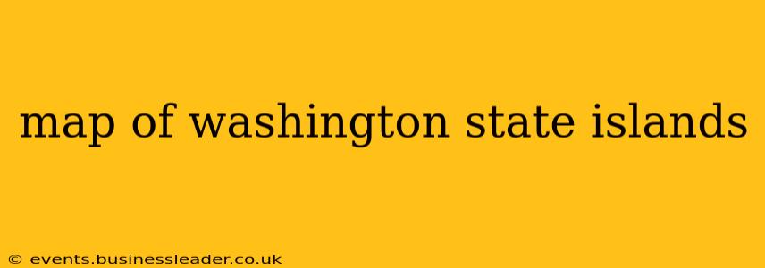 map of washington state islands