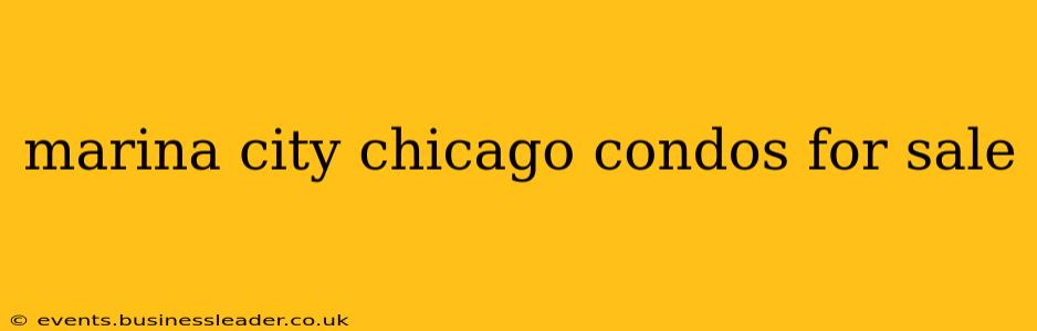 marina city chicago condos for sale
