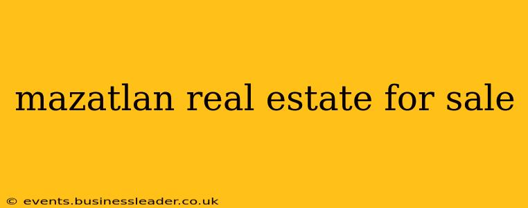 mazatlan real estate for sale