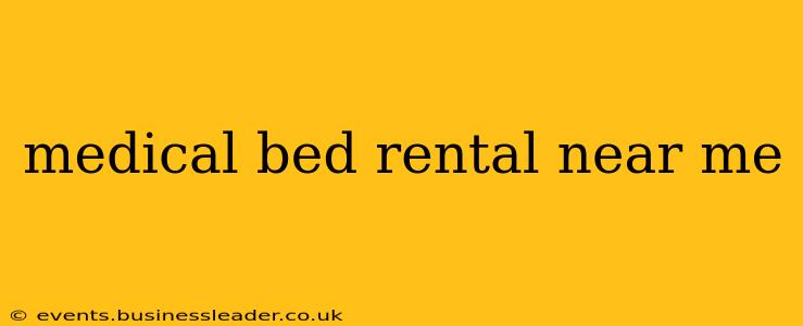 medical bed rental near me