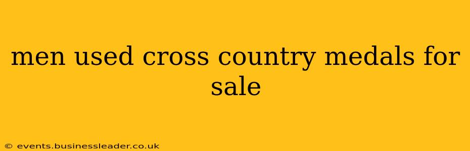 men used cross country medals for sale