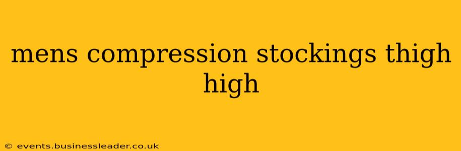 mens compression stockings thigh high