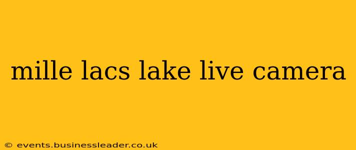mille lacs lake live camera