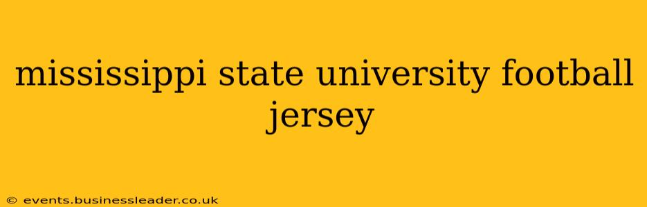 mississippi state university football jersey
