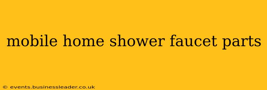 mobile home shower faucet parts