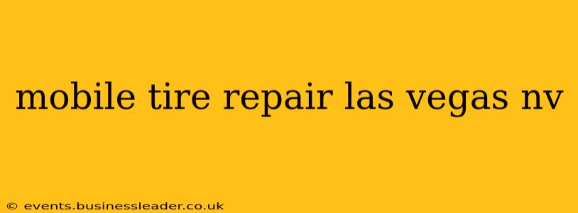 mobile tire repair las vegas nv