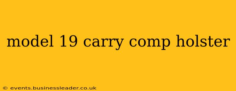 model 19 carry comp holster