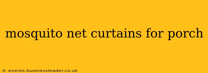 mosquito net curtains for porch