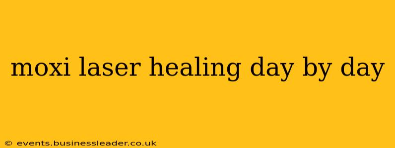 moxi laser healing day by day