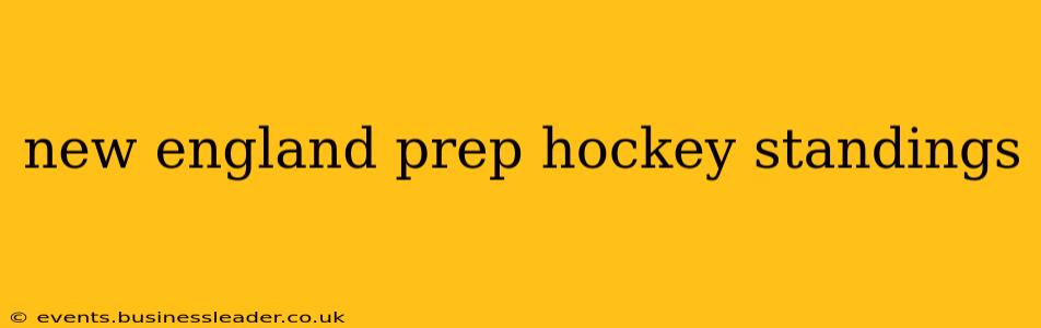 new england prep hockey standings