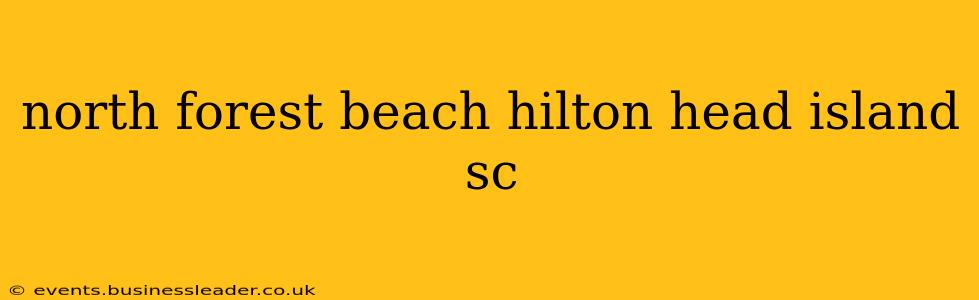 north forest beach hilton head island sc