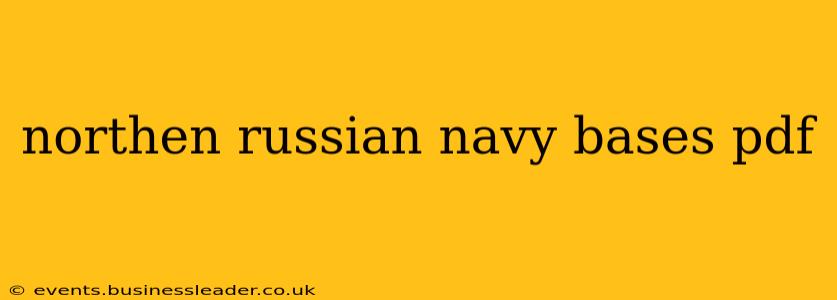 northen russian navy bases pdf