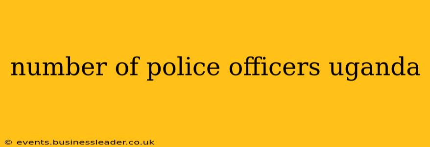 number of police officers uganda