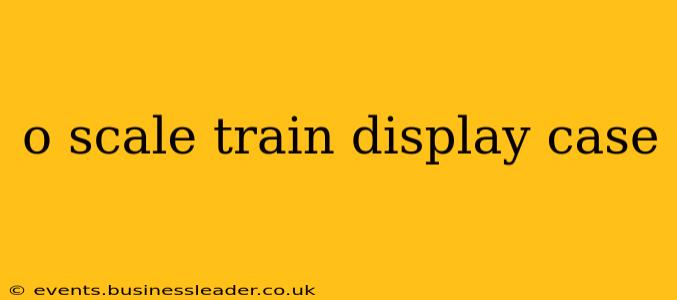 o scale train display case