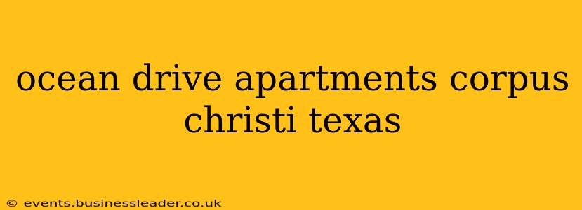 ocean drive apartments corpus christi texas