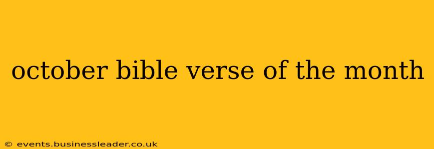 october bible verse of the month