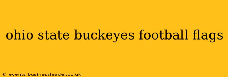 ohio state buckeyes football flags