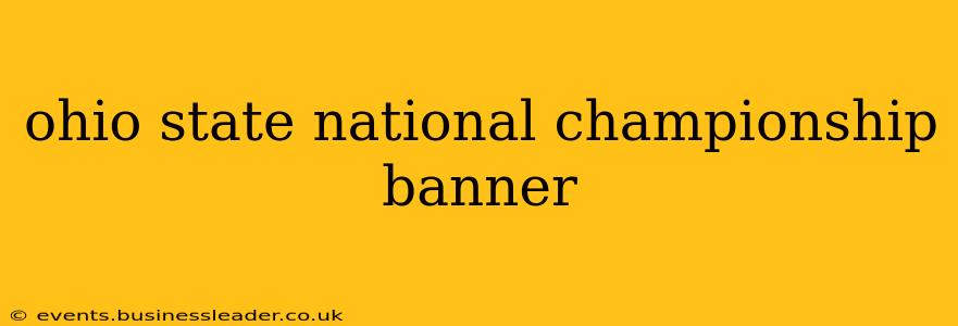 ohio state national championship banner