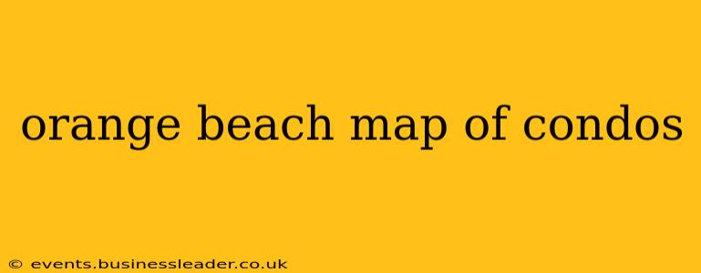 orange beach map of condos
