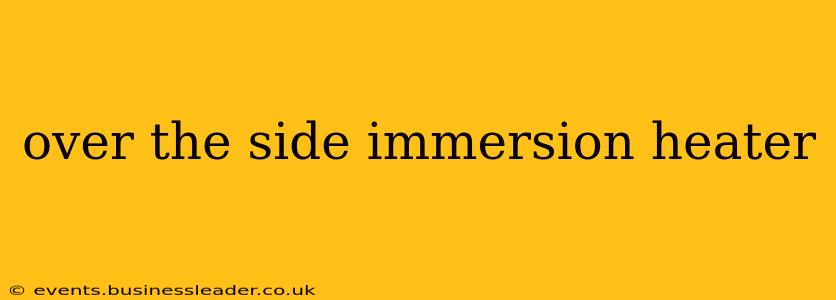 over the side immersion heater