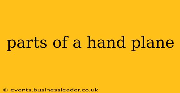 parts of a hand plane