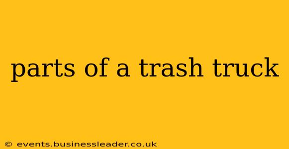 parts of a trash truck