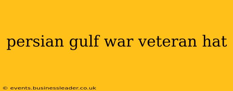 persian gulf war veteran hat