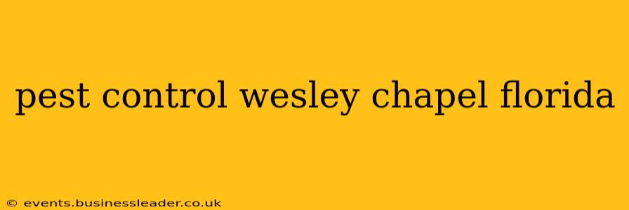 pest control wesley chapel florida
