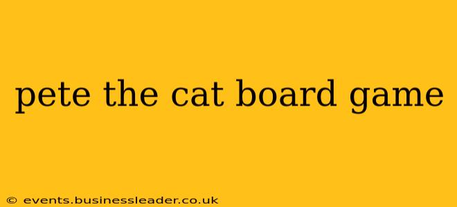 pete the cat board game