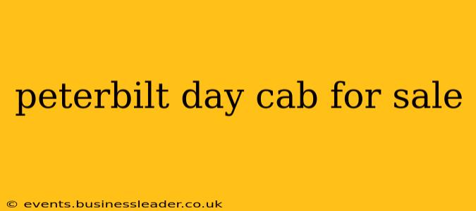 peterbilt day cab for sale