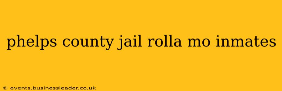 phelps county jail rolla mo inmates