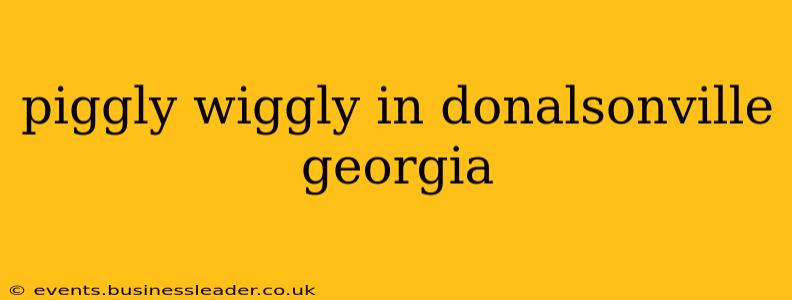 piggly wiggly in donalsonville georgia