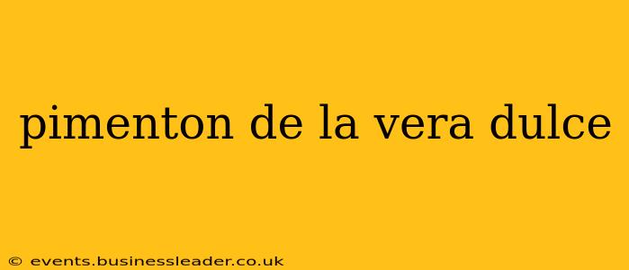 pimenton de la vera dulce