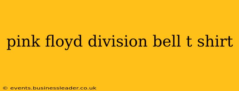 pink floyd division bell t shirt