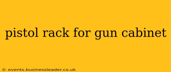 pistol rack for gun cabinet