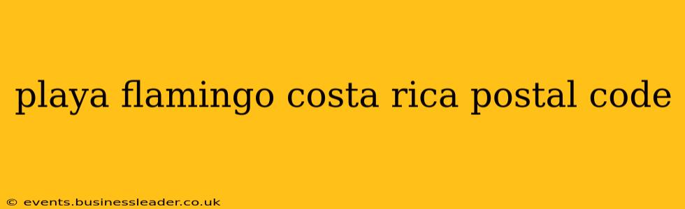 playa flamingo costa rica postal code
