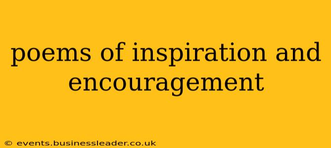 poems of inspiration and encouragement