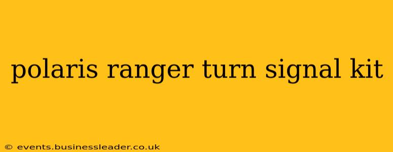 polaris ranger turn signal kit