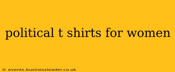 political t shirts for women