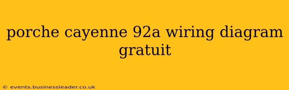 porche cayenne 92a wiring diagram gratuit