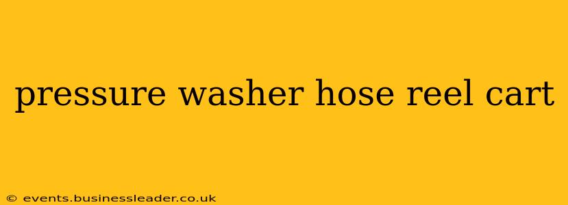 pressure washer hose reel cart