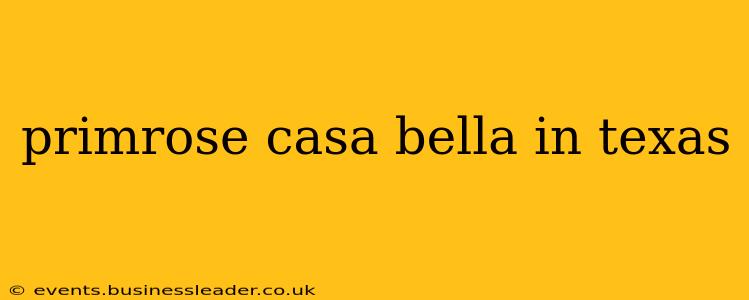 primrose casa bella in texas