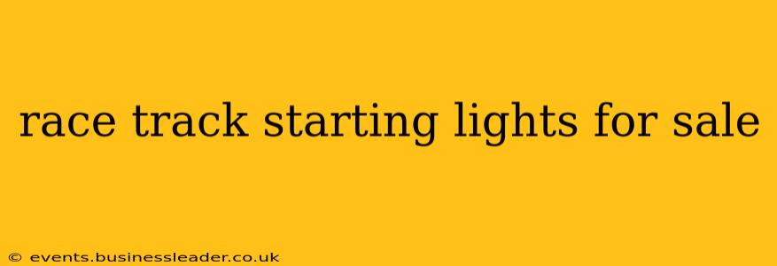 race track starting lights for sale