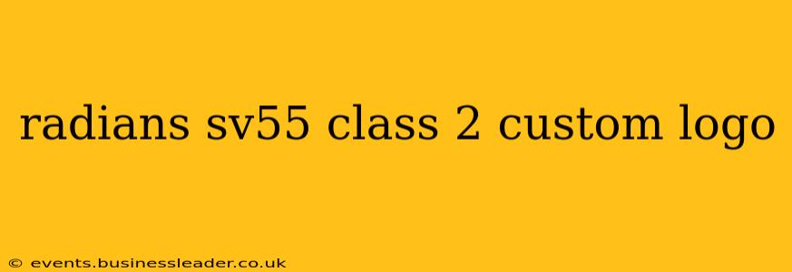 radians sv55 class 2 custom logo