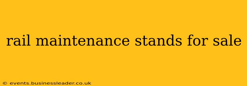 rail maintenance stands for sale