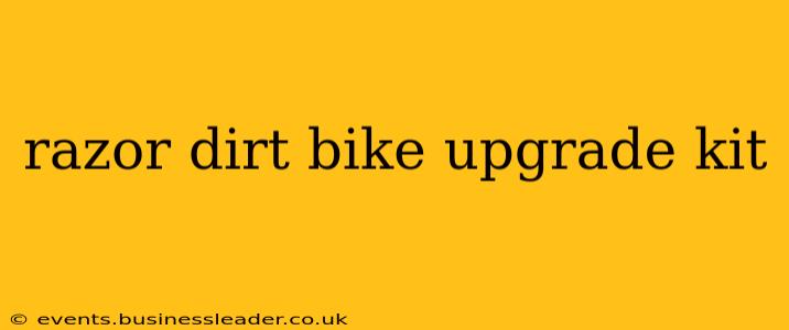 razor dirt bike upgrade kit